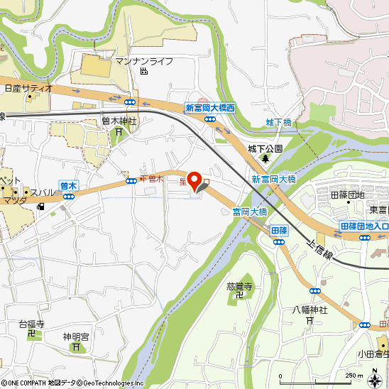 高崎タイヤセンター富岡店付近の地図